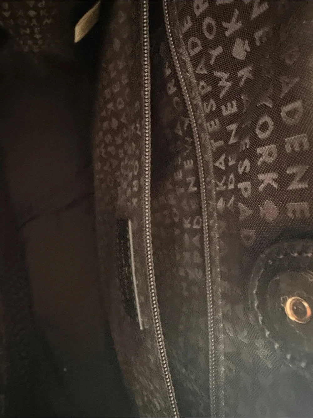 kate spade Black and White Pebbled Leather Satchel